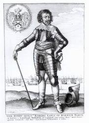 Robert Rich, 2nd Earl of Warwick (engraving) | Obraz na stenu