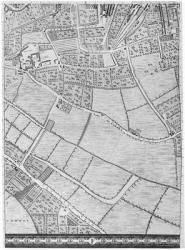 A Map of Bermondsey, London, 1746 (engraving) | Obraz na stenu