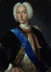 Portrait of Tsar Peter II (1715-1730) (oil on canvas) | Obraz na stenu