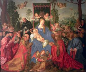 Garland of Roses Altarpiece, 1600 | Obraz na stenu