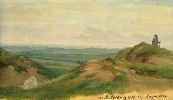 At Ratzeburg, 1827 (oil on paper on card) | Obraz na stenu