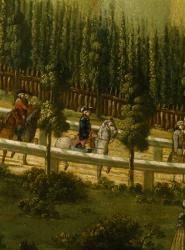 Frederick the Great on Horseback in the Maulbeerallee near Sanssouci, 1770 (oil on panel) | Obraz na stenu