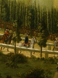 Frederick the Great on Horseback in the Maulbeerallee near Sanssouci, 1770 (oil on panel) | Obraz na stenu