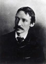 Robert Louis Stevenson (b/w photo) | Obraz na stenu