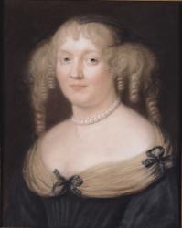 Portrait of Marie de Rabutin-Chantal (1626-96) Marquise de Sevigne, c.1670 (pastel on paper) | Obraz na stenu