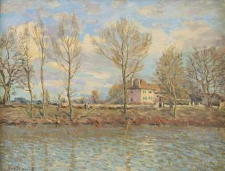 L'Ile de la Grande Jatte, Neuilly-sur-Seine, 1873 (oil on canvas) | Obraz na stenu