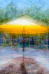 Yellow Table Umbrella Photo Impressionism, 2016, (photograph) | Obraz na stenu