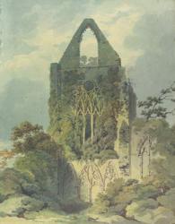 Tintern Abbey (w/c on paper) | Obraz na stenu