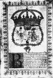 Ratification of the Truce of Andrusovo, 1667 (litho) | Obraz na stenu