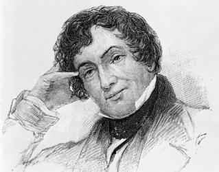 Washington Irving (1783-1859) (engraving) | Obraz na stenu