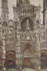Rouen Cathedral, evening, harmony in brown, 1894 (oil on canvas) | Obraz na stenu