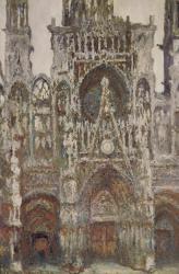 Rouen Cathedral, evening, harmony in brown, 1894 (oil on canvas) | Obraz na stenu