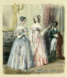 Leaving for the Ball, 1830-48 (w/c on paper) | Obraz na stenu