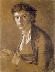 Self Portrait, 1802 (brown and white chalk on paper) | Obraz na stenu