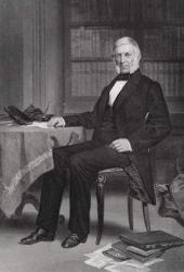 Portrait of George Bancroft (1800-91) (litho) | Obraz na stenu