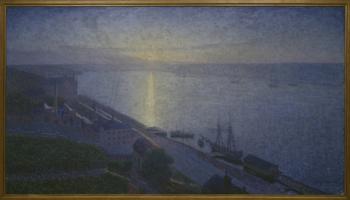 Sunset, 1895 (oil on canvas) | Obraz na stenu