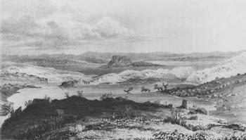 Sussex Lake, source of the Thlew-ee-cho river, 1836 (engraving) | Obraz na stenu