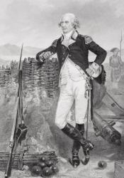 Portrait of George Clinton (1739-1812) (litho) | Obraz na stenu