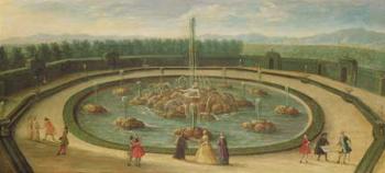 The Basin of Enceladus at Versailles, early eighteenth century (oil on canvas) | Obraz na stenu