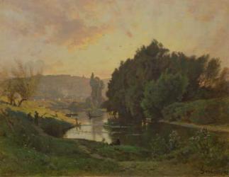 Scene of Bas-Meudon, 1892 (oil on canvas) | Obraz na stenu