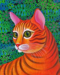 Tiger Cat, 2012, (oil on canvas) | Obraz na stenu