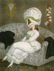 A Mantrap, English prostitute, 1780. From Illustrierte Sittengeschichte vom Mittelalter bis zur Gegenwart by Eduard Fuchs, published 1909. | Obraz na stenu