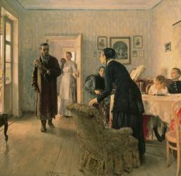 Unexpected, 1884-88 (oil on canvas) | Obraz na stenu