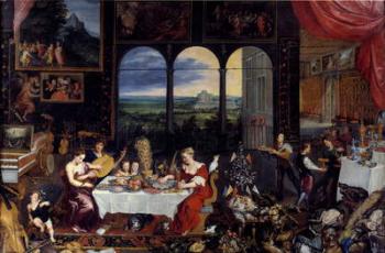 Taste, Hearing and Touch, 1618 (oil on panel) | Obraz na stenu