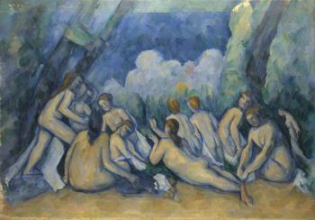 The Large Bathers, c.1900-05 (oil on canvas) | Obraz na stenu