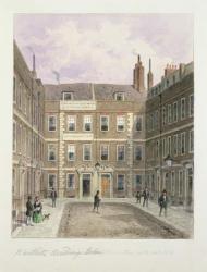 Bartlett's Buildings, Holborn, 1838 (w/c on paper) | Obraz na stenu