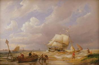 Pampas on the Zuider Zee, 19th century | Obraz na stenu