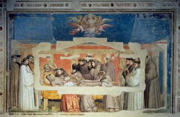 The Death of St. Francis, from the Bardi Chapel (fresco) | Obraz na stenu