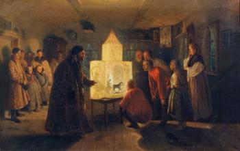 The Magic Lantern, 1876 (oil on canvas) | Obraz na stenu