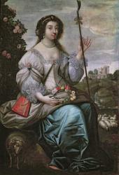 Julie d'Angennes (1607-71) as Astree (oil on canvas) | Obraz na stenu