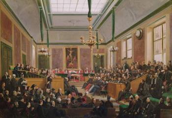 The High Court of Justice at Versailles, 7th March 1849 (oil on canvas) | Obraz na stenu