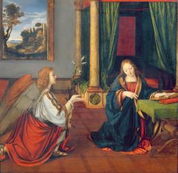 The Annunciation, 1506 (oil on panel) | Obraz na stenu