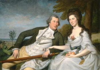 Benjamin and Eleanor Ridgely Laming, 1788 (oil on canvas) | Obraz na stenu