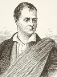 Sir Walter Scott, from 'The National and Domestic History of England' by William Hickman Smith Aubrey (1858-1916) published London, c.1890 (litho) | Obraz na stenu