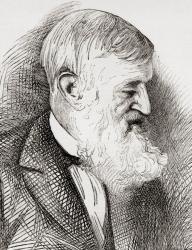 George Bancroft, 1800  1891. American historian, statesman and United States Minister to the United Kingdom. From The Review of Reviews, published 1891 | Obraz na stenu