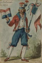 National Guard of 1830 (gouache on paper) | Obraz na stenu