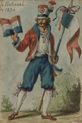 National Guard of 1830 (gouache on paper) | Obraz na stenu