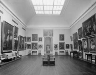 Early American Room, Museum of Fine Arts, Boston, Massachusetts, c.1909-20 (b/w photo) | Obraz na stenu