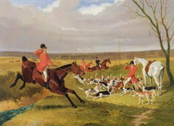The Suffolk Hunt - The Death (oil on canvas) | Obraz na stenu