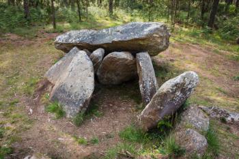 Pedra de Arca dolmen, Galicia (photo) | Obraz na stenu
