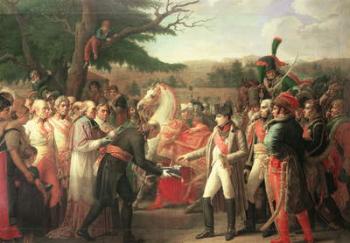 Napoleon Bonaparte (1769-1821) Receiving the Keys of Vienna at the Schloss Schonbrunn, 13th November 1805, 1808 (oil on canvas) | Obraz na stenu