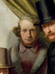 The Members of the Hamburg Artist's Club, 1840 (oil on canvas) (detail of 145522) | Obraz na stenu