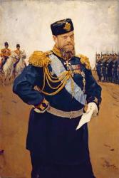 Portrait of Tsar Alexander III, 1900 (oil on canvas) | Obraz na stenu