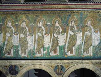 Group of Virgin Martyrs (mosaic) | Obraz na stenu
