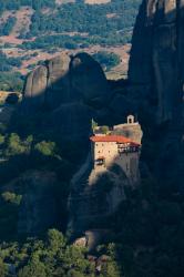 Greek Orthodox Monastery of St Nicholas Anapafsas, dating from the 16th century, Meteora, Thessaly, Greece (photo) | Obraz na stenu