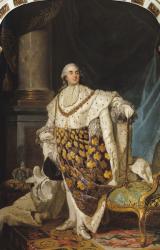 Louis XVI (1754-93) in Coronation Robes, after 1774 (oil on canvas) | Obraz na stenu